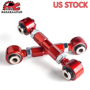 Pair Spherical Bearings Rear Toe Arms Adjustable For Mitsubishi Lancer 2002-2006 - Picture 1 of 7