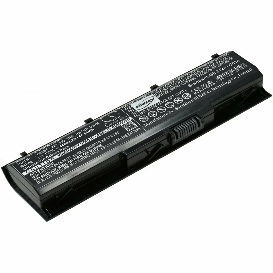 Akku kompatibel mit HP Typ 849911-850 11,1V 5400mAh/60Wh Li-Ion Schwarz - Bild 1 von 1