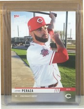 2019 TOPPS NOW ROAD TO OPENING DAY #OD-318 JOSE PERAZA REDS PRINT RUN 127