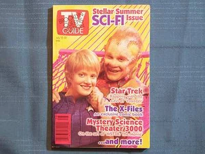 TV GUIDE STELLAR SUMMER SCI-FI AUSGABE 1995 15. JULI STAR TREK VOYAGER X-FILES EX - Bild 1 von 12