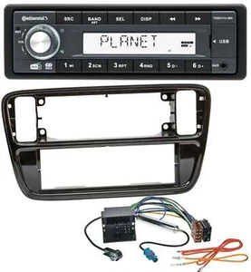 Continental MP3 AUX USB DAB 1DIN Autoradio für VW Up AA AAN 2011-2016 piano blac - Bild 1 von 9