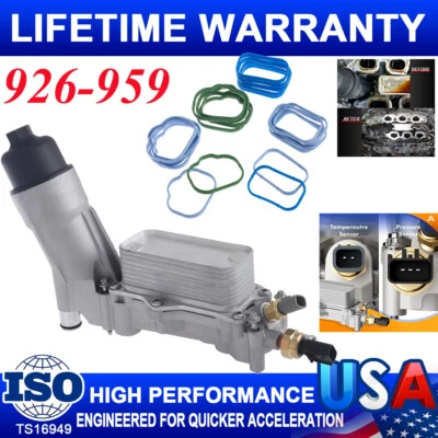 Kit de carcasa de filtro de aceite de motor de aluminio 926-959 para Chrysler 200 300 2011-2016 Foto 1 de 4