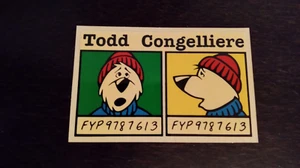 Todd Congelliere Liberty Skateboard Sticker World Industries vintage 90s NOS FYP - Picture 1 of 3