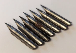 7 Spencerian No 1 Vintage Dip Pen Nib Set Ivison Phinney “Dream Point” Fine Flex - Picture 1 of 5