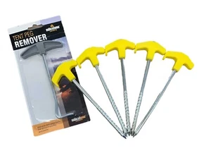 W4 Heavy Duty Tent Peg x 5 and Peg Remover - Picture 1 of 1
