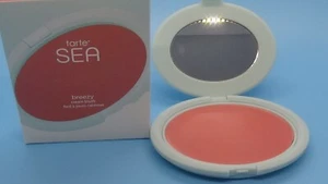 TARTE Sea Breezy Cream Blush PEACH SUNSET (Peachy Pink) .17oz/5g FULL SZ; RET$27 - Picture 1 of 2