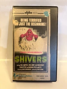 SHIVERS rare UK Intervision BETA enjoy superior format to VHS Video precert bait - Picture 1 of 7