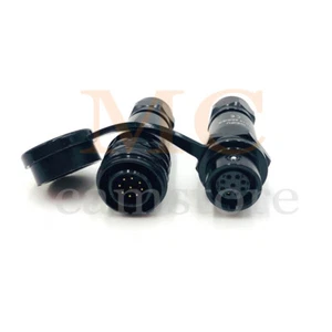 WEIPU SA12 9pin Panel Mount Aviation Plug & Socket Circular Multipole Connector - Imagen 1 de 8