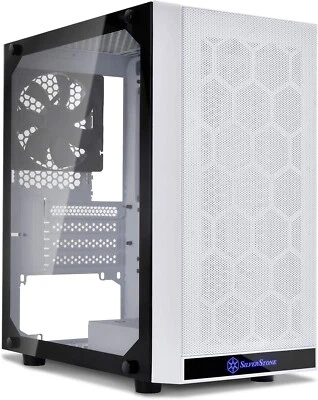 Silverstone SST-PS15W-G (White + Tempered Glass Window) Micro-ATX, Mini-DTX - Image 1 of 4