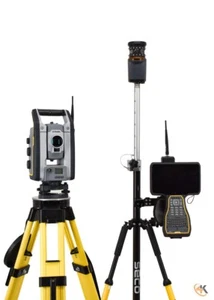 Trimble S7 3" DR+ Robotic Total Station Kit w/ TSC7 Data Collector & Access - Picture 1 of 9