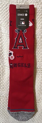 2022 Los Angeles Angels LA Stance MLB Landmark Baseball Socks Large Men's 9-13 Cover