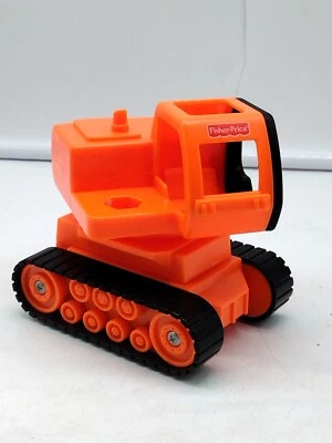 Vehículo de construcción Fisher Price naranja 2001 Foto 1 de 4