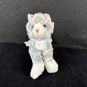 Mary Meyer Gray Fab Fuzz Waffle Kitten 10" Plush Stuffed Animal Baby Toy - Picture 1 of 10