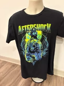 AFTERSHOCK BAND T SHIRT CALI 2022 BLACK LARGE - Picture 1 of 1