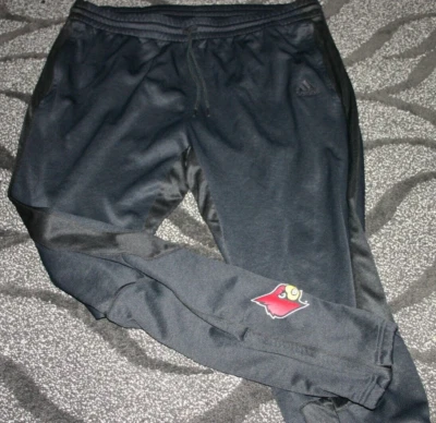 Louisville Cardinals Basketball team issued black travel pants size  XLT - Image 1 of 2