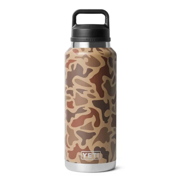 NUOVA bottiglia Yeti Rambler 46 oz con tappo Chug Wetlands acqua mimetica 2025 RARA - IN MANO - Immagine 1 di 1
