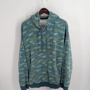 Vtg Sanctuary Los Angeles Supply Camouflage Pullover Hoodie Multicolor Size L - Picture 1 of 7