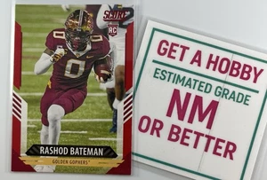 Rashod Bateman RC 2021 Panini Score #327 Red Parallel Ravens Gophers - Picture 1 of 1
