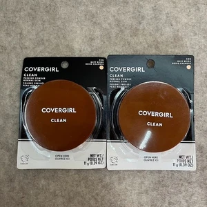 2 Covergirl Polvere Pressata Pulita Pelle Normale #125 BUFF BEIGE - Foto 1 di 4