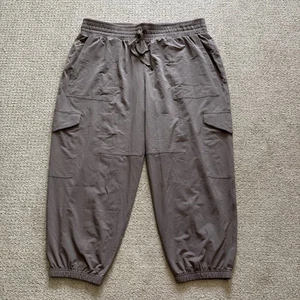 Spanx Casual Fridays Cargo Jogger in Smoke Pants Women’s Sz 2XL Petite NWT - Picture 1 of 12