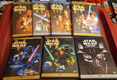 STAR WARS Complete 1-6 DVD  with Bonus Disc Set FREE SHIPPING! - Image 1 of 2