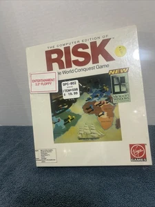 Virgin Games, The Computer Edition of Risk, The World Conquest Game-Floppy! - Picture 1 of 7