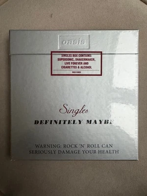 OASIS Definitely Maybe Singles - 4 x COLOURED 7" VINYL BOX SET - *SEALED* - Image 1 of 4