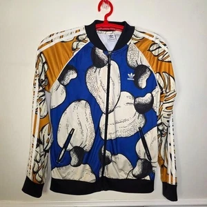 Adidas Farm Rio Women's Full Zip Cashew Track Jacket Size Large - Picture 1 of 5
