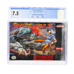 Graded SNES Cart CIB - Street Fighter II CGC 7.5 - Bild 1 von 2