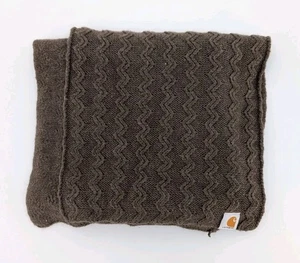 Carhartt Bufanda Adulto Marrón Ondulado Tejido Accesorios Hombre Mujer - Imagen 1 de 4