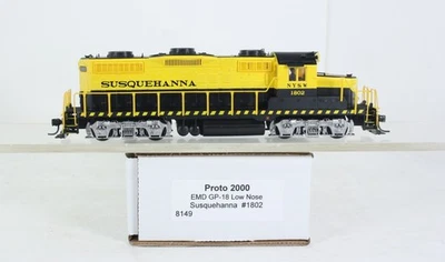 Дизельный локомотив с низким носом HO Proto 2000 8149 Susquehanna GP-18 NO1802 - Изображение 1 из 4