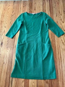Boden Ellen Ottoman Dress Kelly Green size 8 Long - Picture 1 of 7