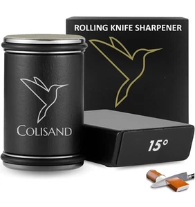 Diamond Rolling Knife Sharpener – 2-Angle, Diamond Discs, Fast Shipping - Picture 1 of 7