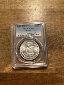 1964-Mo Peso Mexico PCGS MS66 - Really Nice - Picture 1 of 4