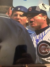 JIM LEFEBVRE signed 8x10 Chicago Cubs 1965 NL ROY Los Angeles Dodgers