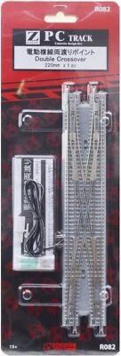 ROKUHAN Z Gauge R082 PC TRACK Double Crossover 220mm x 1pc Model Railway - Image 1 of 2