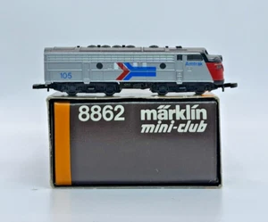 Z Scale Marklin 8862 "Amtrak" F7 Diesel Locomotive Original Box - Picture 1 of 10