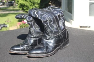 Stivali VINTAGE Don Cuco Western in pelle da cowboy taglia 24 donna 7, uomo 5,5 US - Foto 1 di 13