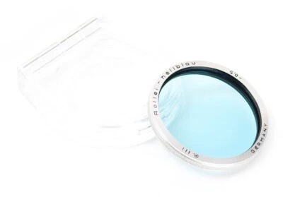 Filter Rolleiflex LIGHT BLUE -0,5 Bay 3 RIII R3 for 2.8F 2.8E 2.8C TLR No.0661 - Image 1 of 2