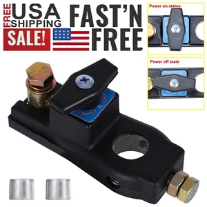 Car Battery Disconnect Isolator Cut Off Switch 12-24V Universal Battery Terminal - Picture 1 of 9