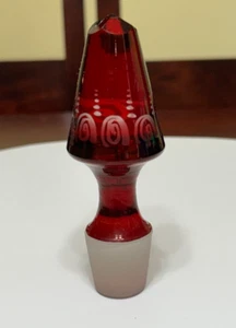 TAPPO VINO ROSSO RUBINO INCISO BOHEMIEN EGERMANN - Foto 1 di 5