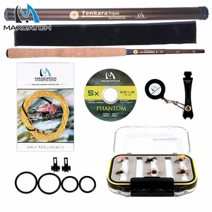Maxcatch 10' 11' 12' 13' Tenkara Rod Combo Complete Kit, Tenkara Line, Tippet - Picture 1 of 8