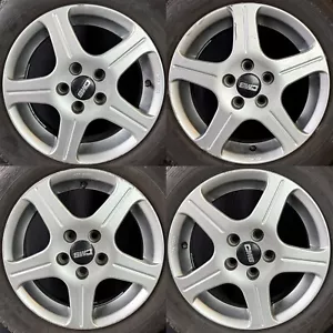 4 Alufelgen mit Sommerreifen 165/70R14, SEAT Ibiza SKODA Fabia VW Fox Polo 9N - Bild 1 von 20