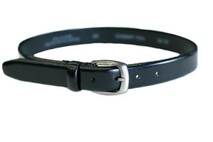 Cinturón Paul Lawrence para niños; cuero italiano genuino; negro; talla 30 - Imagen 1 de 2