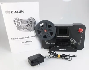 BRAUN NOVOSCAN FILM-SCANNER FÜR SUPER 8 UND NORMAL 8 FILME BAUGLEICH REFLECTA - Photo 1/5