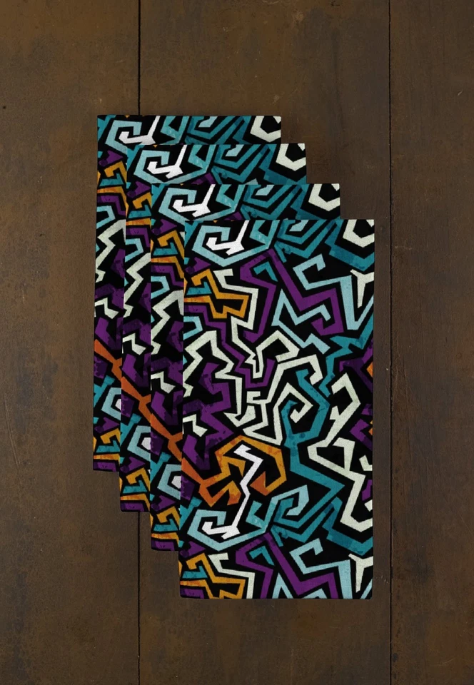 Graffiti Purple 18" x 18" Napkins 1 Dozen  - Image 1 of 1