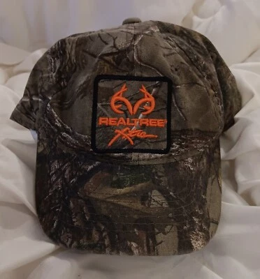 Realtree Camo Hat Youth One Size Snapback Cap Hunting Embroidered Outdoor - Image 1 of 4