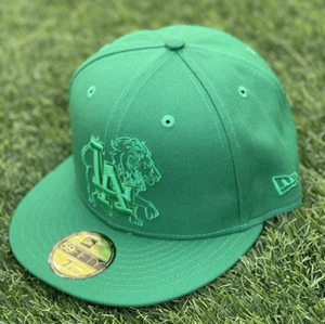 LA Dodgers Fitted Hat Green/ Zodiac Exclusive - Picture 1 of 3