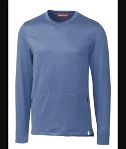 Cutter & Buck Jackson Crewneck Pullover XL TOUR BLUE HEATHER - Picture 1 of 1