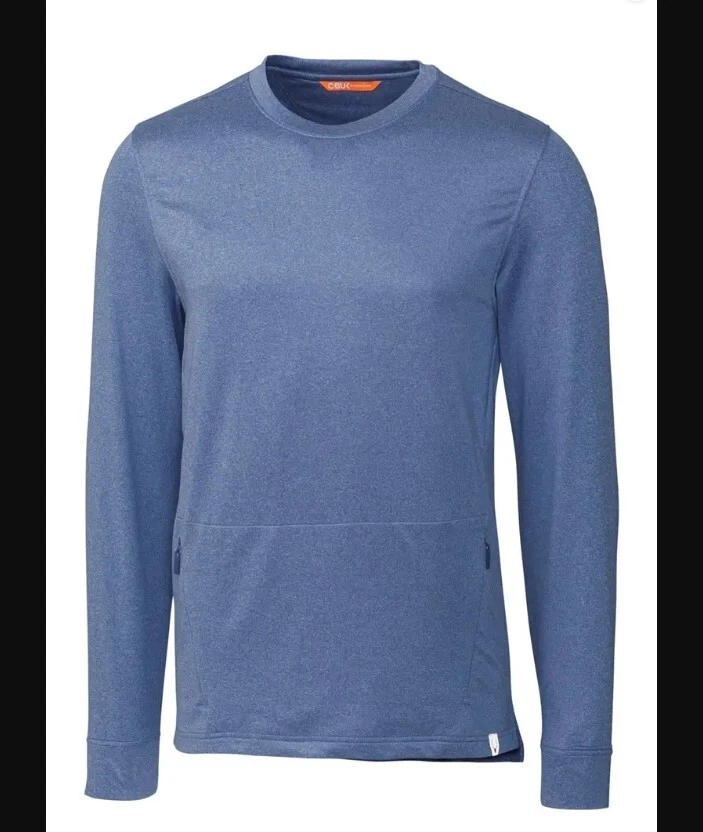 Cutter & Buck Jackson Crewneck Pullover XL TOUR BLUE HEATHER - Image 1 of 1